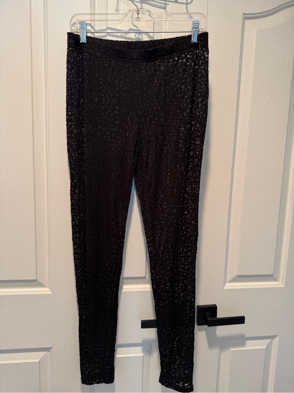 Torrid Women's Black Burn Out Textured Leggings